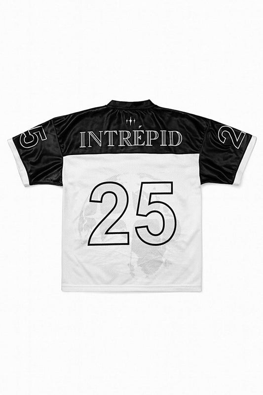 Satin Black Mesh Jersey